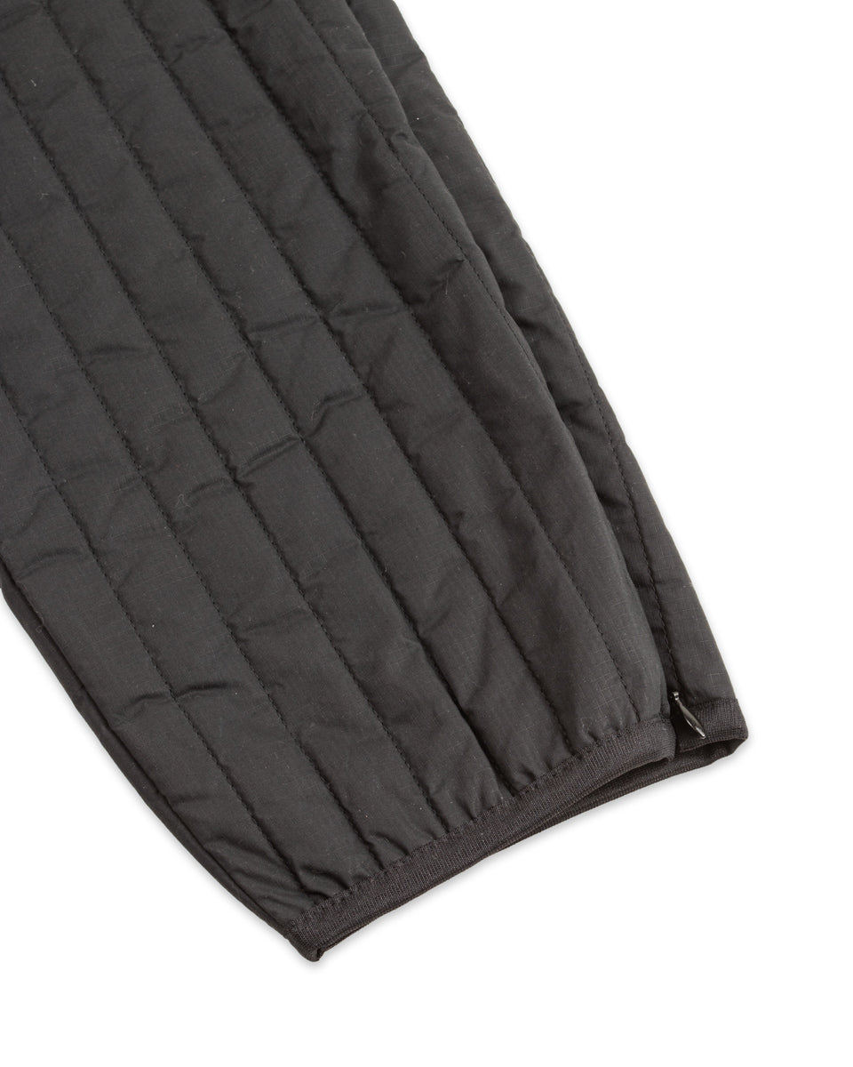 Black Sign Oiled Quilting Athletic Pants - Oiled Black - Standard & Strange