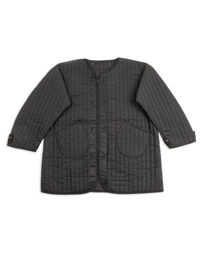 Black Sign Oiled Quilting Liner Jacket - Oiled Black - Standard & Strange