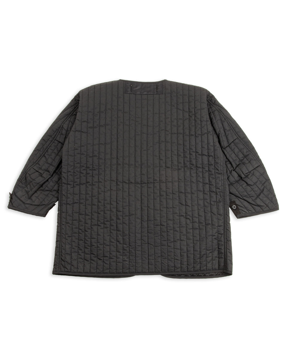 Black Sign Oiled Quilting Liner Jacket - Oiled Black - Standard & Strange