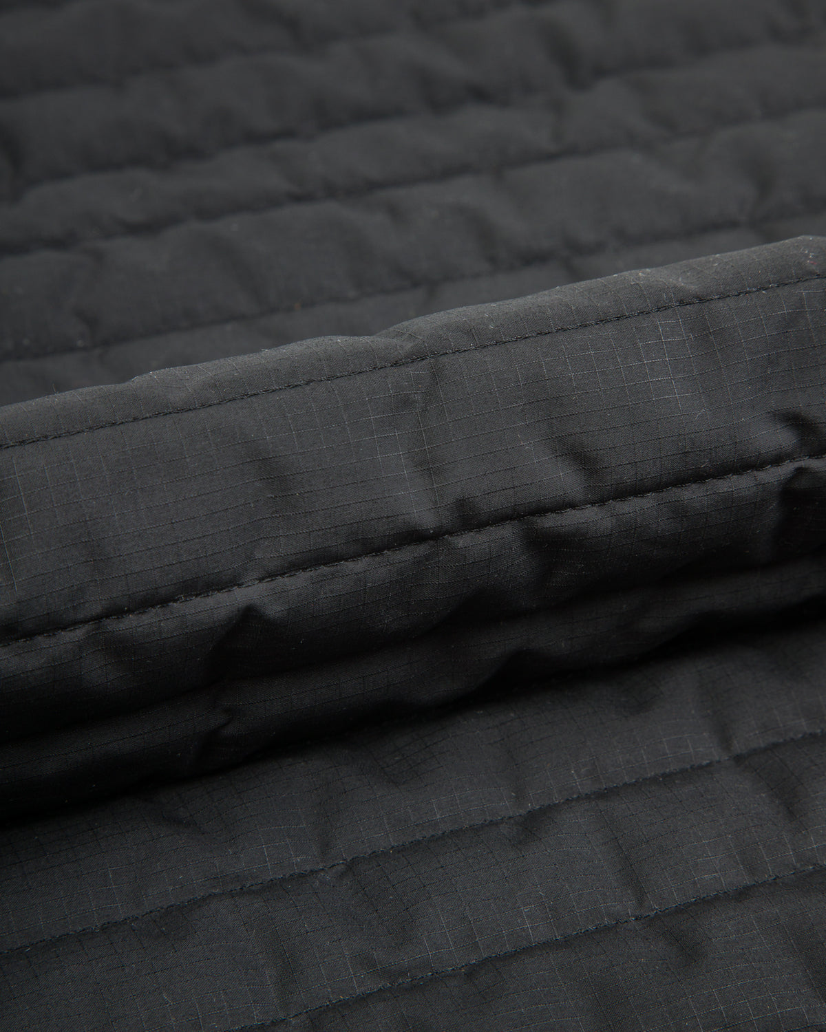 Black Sign Oiled Quilting Lumberjack Vest - Oiled Black - Standard & Strange