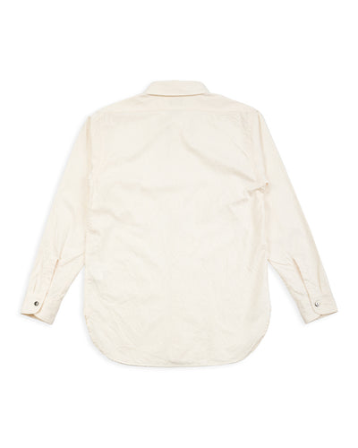 Black Sign Persian Pattern Jacquard Open Pocket Work Shirt - Salt White - Standard & Strange