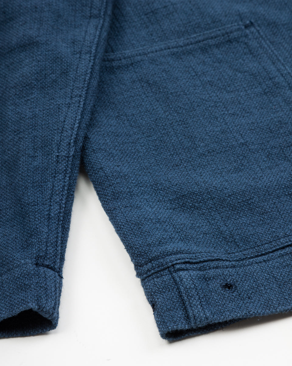 Black Sign Rasp Dobby Utility Jacket - Blue Moon - Standard & Strange