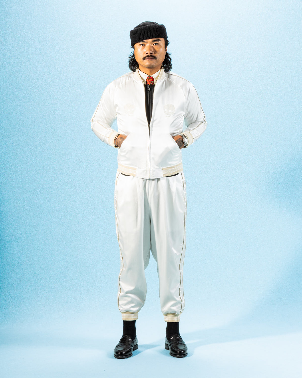 Black Sign Rebel Pants - Flashy White - Standard & Strange