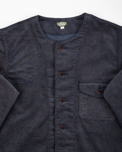 Black Sign Ripple Cord Aim Jacket - Deep Sea Navy - Standard & Strange