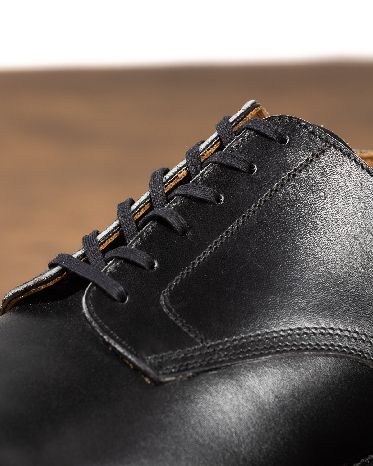 Clinch Boots Service Shoe - Black Calf - MIL-WIDE Last - Standard & Strange