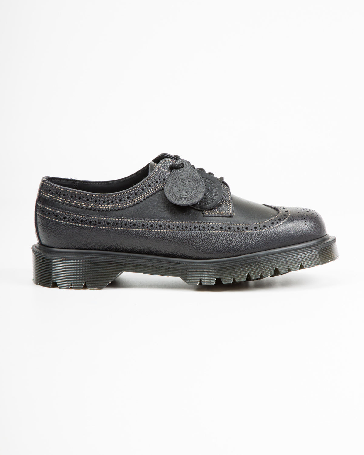 Dr. Martens 3989 Brogue Shoes - Black Westminster - Standard & Strange