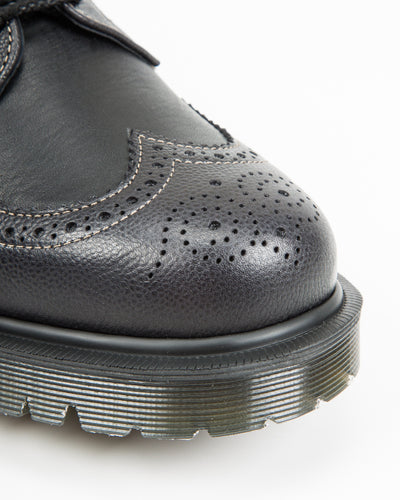 Dr. Martens 3989 Brogue Shoes - Black Westminster - Standard & Strange