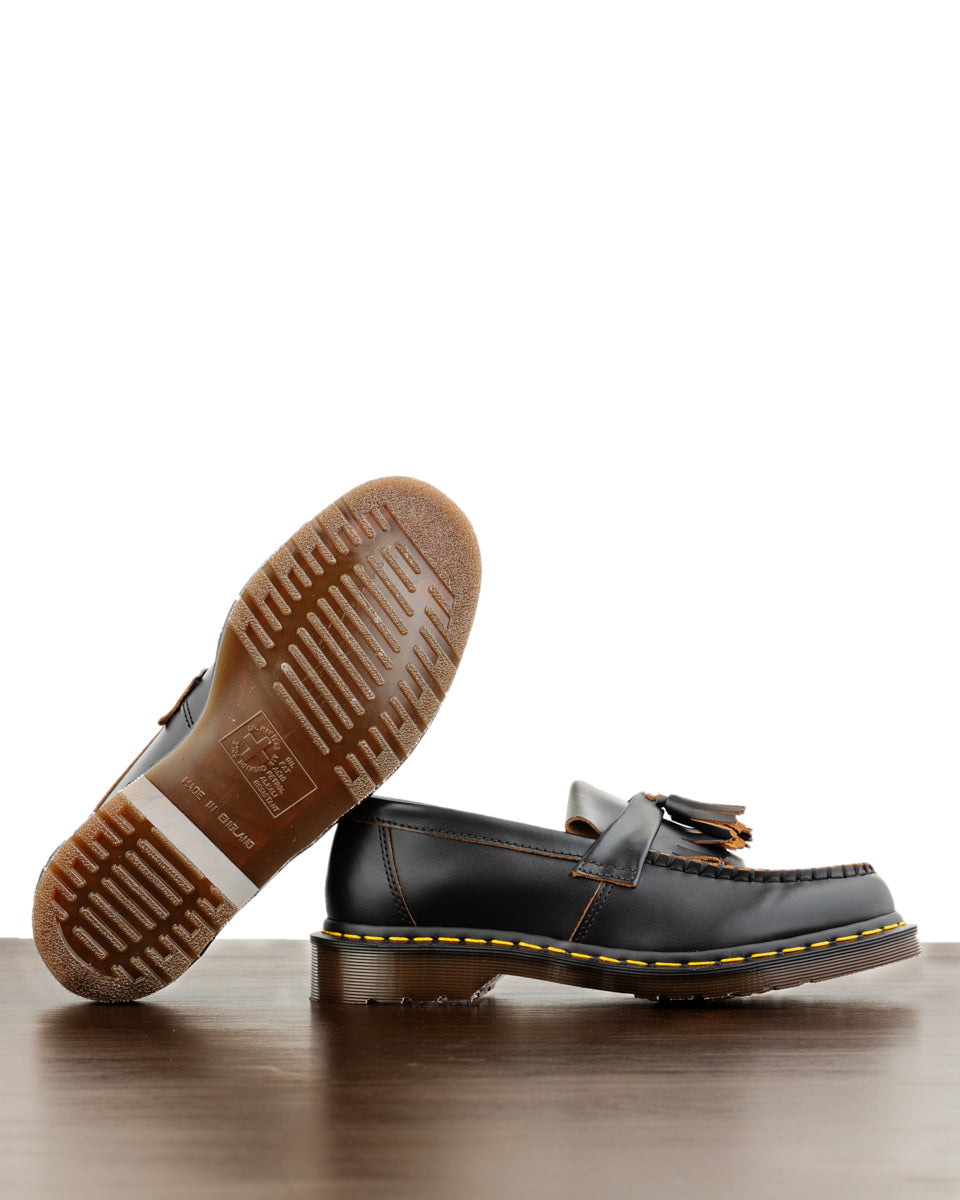 Dr. Martens Adrian Tassel Loafer - Black Quilon - Standard & Strange