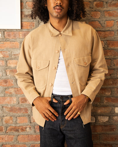 Fauves CPO Shirt - Beige Hopsack - Standard & Strange
