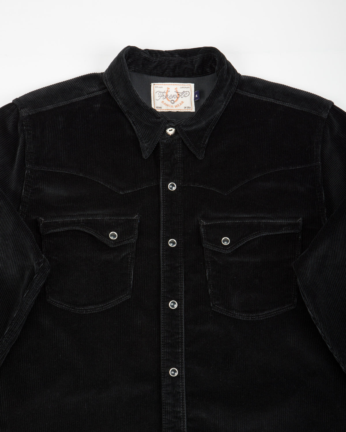 Freenote Calico Western Shirt - Black Corduroy - Standard & Strange