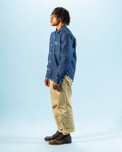 Freenote Dayton L/S Shirt - 9oz Denim - Standard & Strange