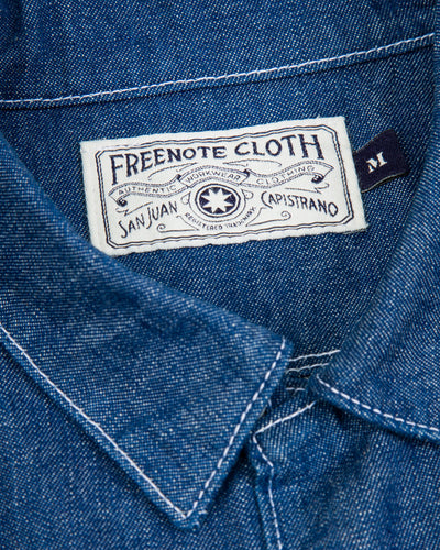 Freenote Dayton L/S Shirt - 9oz Denim - Standard & Strange