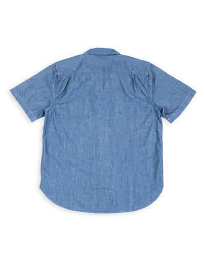 Freenote Dayton S/S Shirt - 5oz Blue Herringbone - Standard & Strange