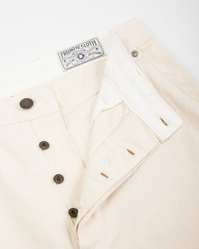 Freenote Ortega Pant - 13oz Natural Herringbone - Standard & Strange
