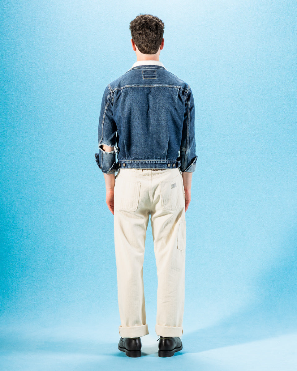 Freenote Ortega Pant - 13oz Natural Herringbone - Standard & Strange