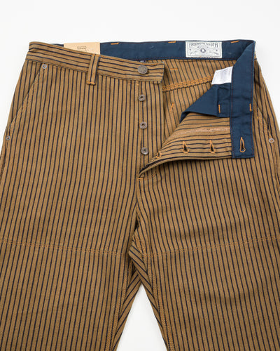 Freenote Ortega Pant - Brown Herringbone Dobby - Standard & Strange