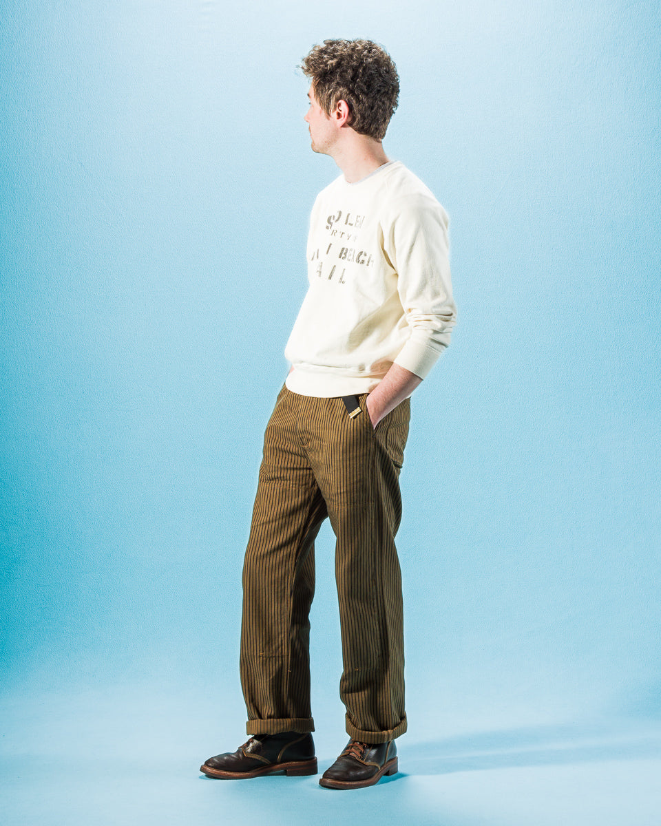 Freenote Ortega Pant - Brown Herringbone Dobby - Standard & Strange