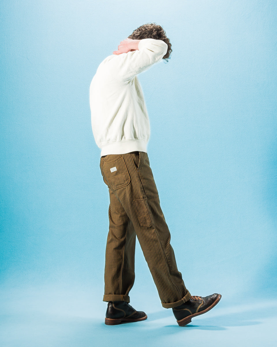 Freenote Ortega Pant - Brown Herringbone Dobby - Standard & Strange