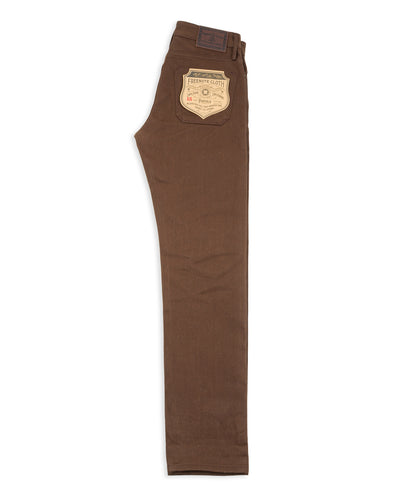 Freenote Portola Classic Taper - 15oz Dark Brown Denim - Standard & Strange