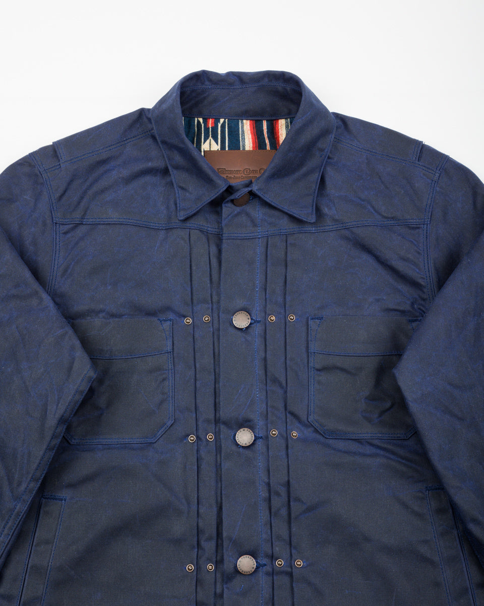 Freenote RJ-1 Jacket - Navy Waxed Canvas w/ Navy Lining - Standard & Strange