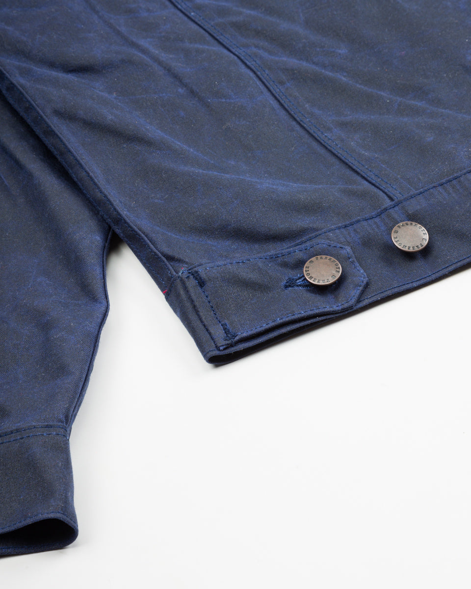 Freenote RJ-1 Jacket - Navy Waxed Canvas w/ Navy Lining - Standard & Strange
