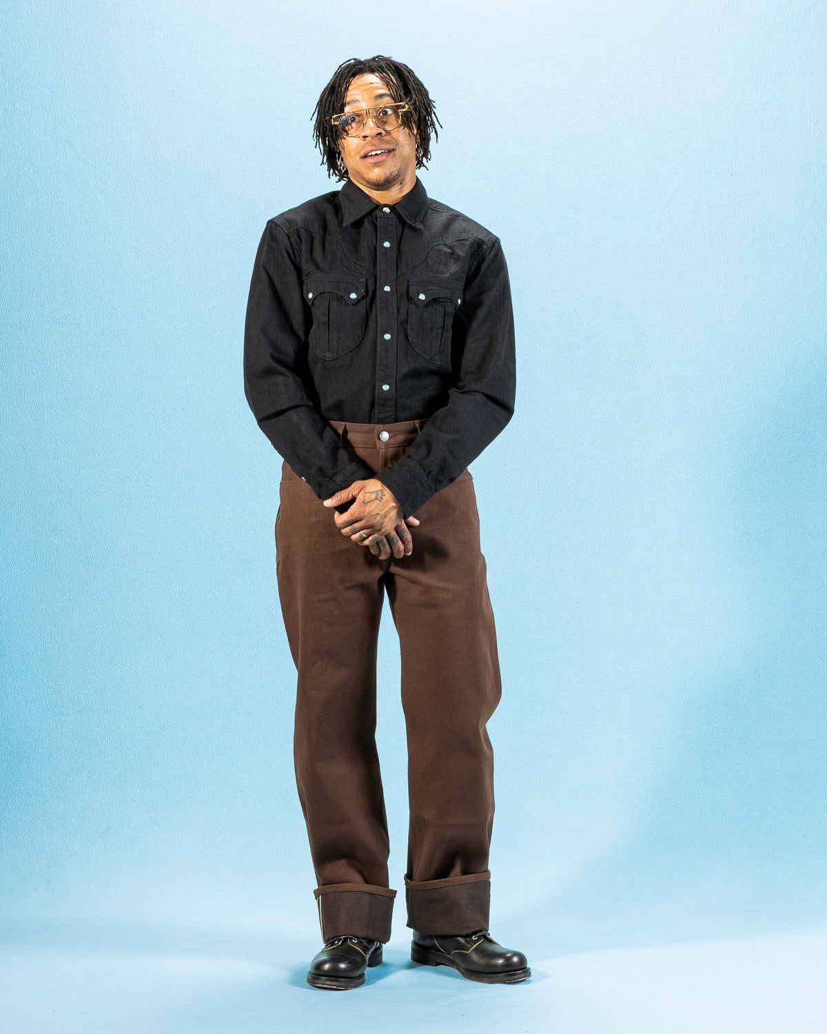 Freenote Sinclair Shirt - Black - Standard & Strange