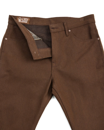 Freenote Wilkes Western - 15oz Dark Brown Denim - Standard & Strange