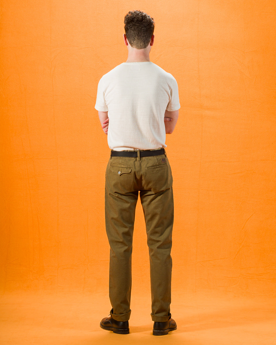 Freenote Workers Chino - 14oz Army - Standard & Strange