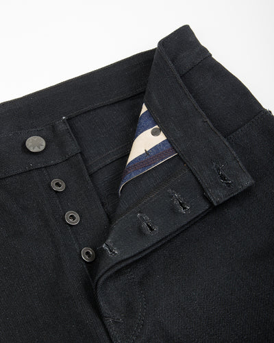 Freenote Belford Straight Fit - 17oz Black Slub - Standard & Strange