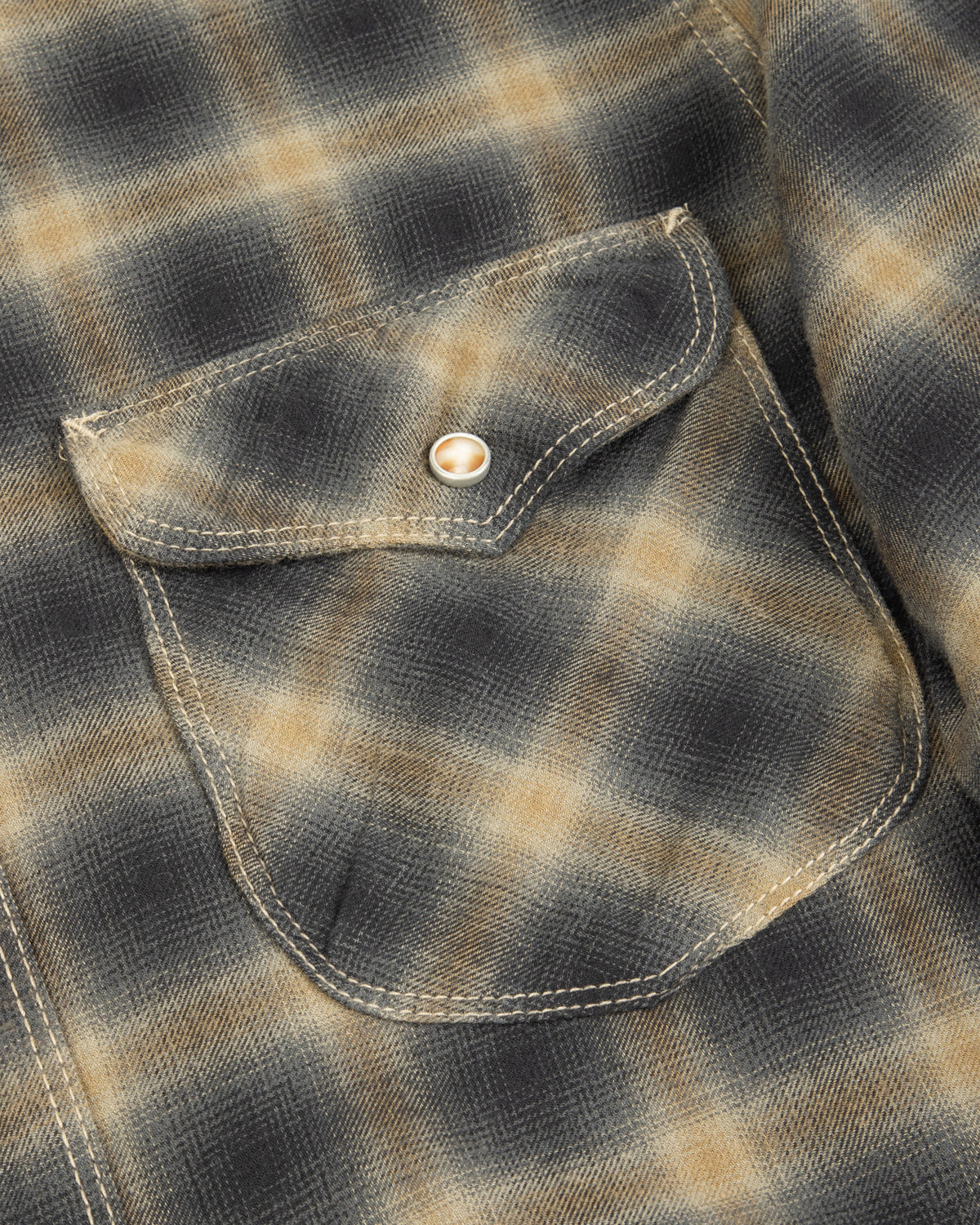 Freenote Bodie Shirt - Navy Shadow Plaid - Standard & Strange