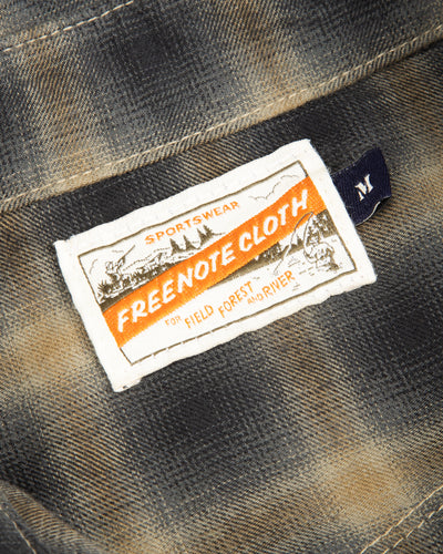 Freenote Bodie Shirt - Navy Shadow Plaid - Standard & Strange