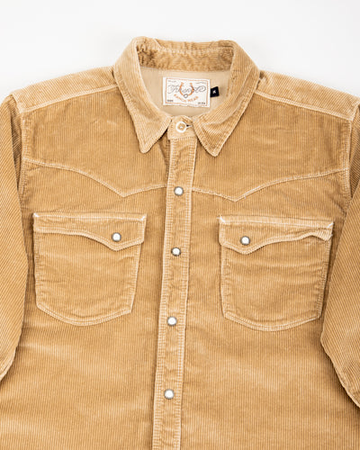 Freenote Calico Western Shirt - Tan Corduroy - Standard & Strange