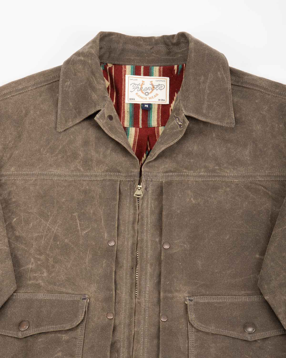 Freenote Faro Jacket - 11oz Waxed Canvas Oak - Standard & Strange