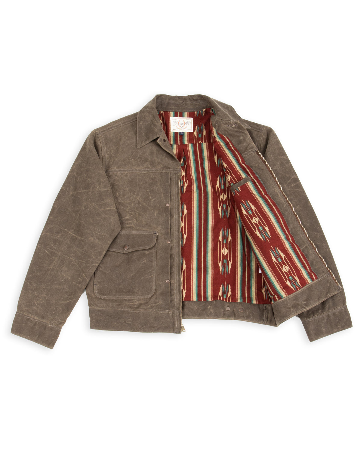 Freenote Faro Jacket - 11oz Waxed Canvas Oak - Standard & Strange