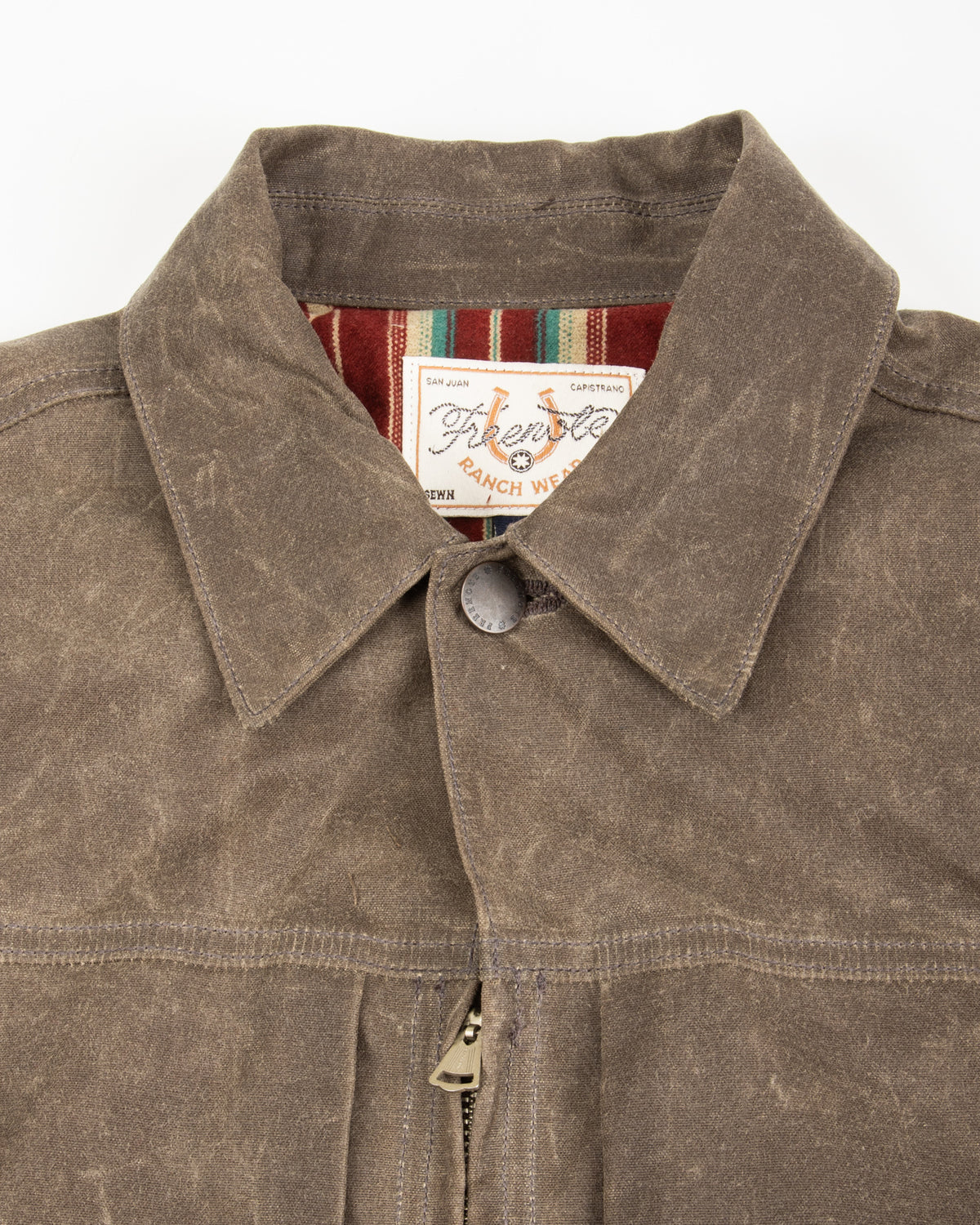 Freenote Faro Jacket - 11oz Waxed Canvas Oak - Standard & Strange