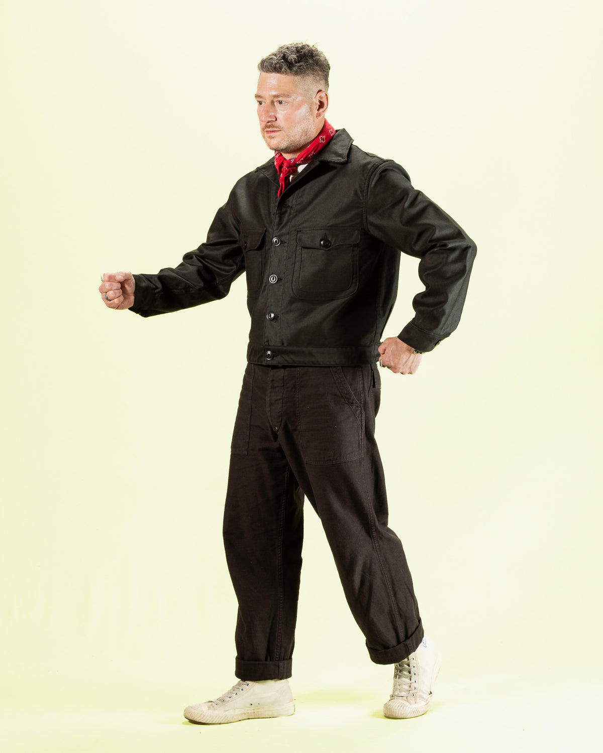 Freenote Grafton Jacket - Black Moleskin - Standard & Strange