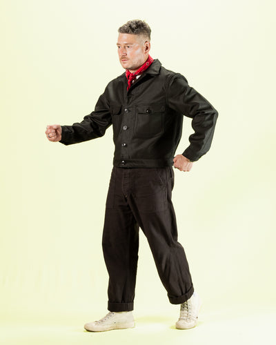 Freenote Grafton Jacket - Black Moleskin - Standard & Strange