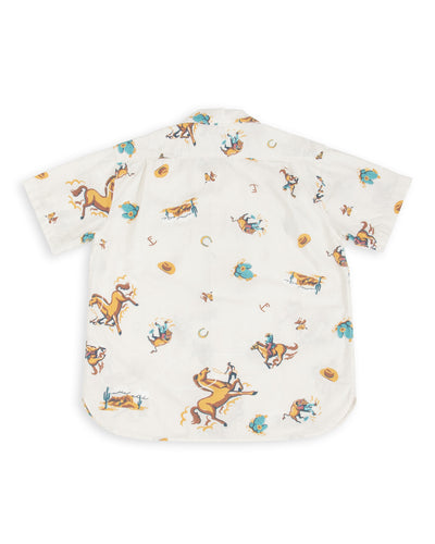 Freenote Hawaiian Shirt - Ecru Cowboy - Standard & Strange