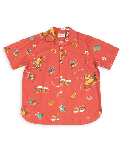 Freenote Hawaiian Shirt - Red Cowboy - Standard & Strange