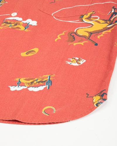 Freenote Hawaiian Shirt - Red Cowboy - Standard & Strange