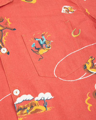 Freenote Hawaiian Shirt - Red Cowboy - Standard & Strange