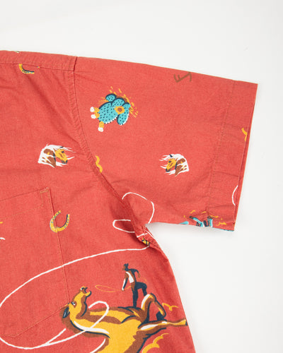 Freenote Hawaiian Shirt - Red Cowboy - Standard & Strange