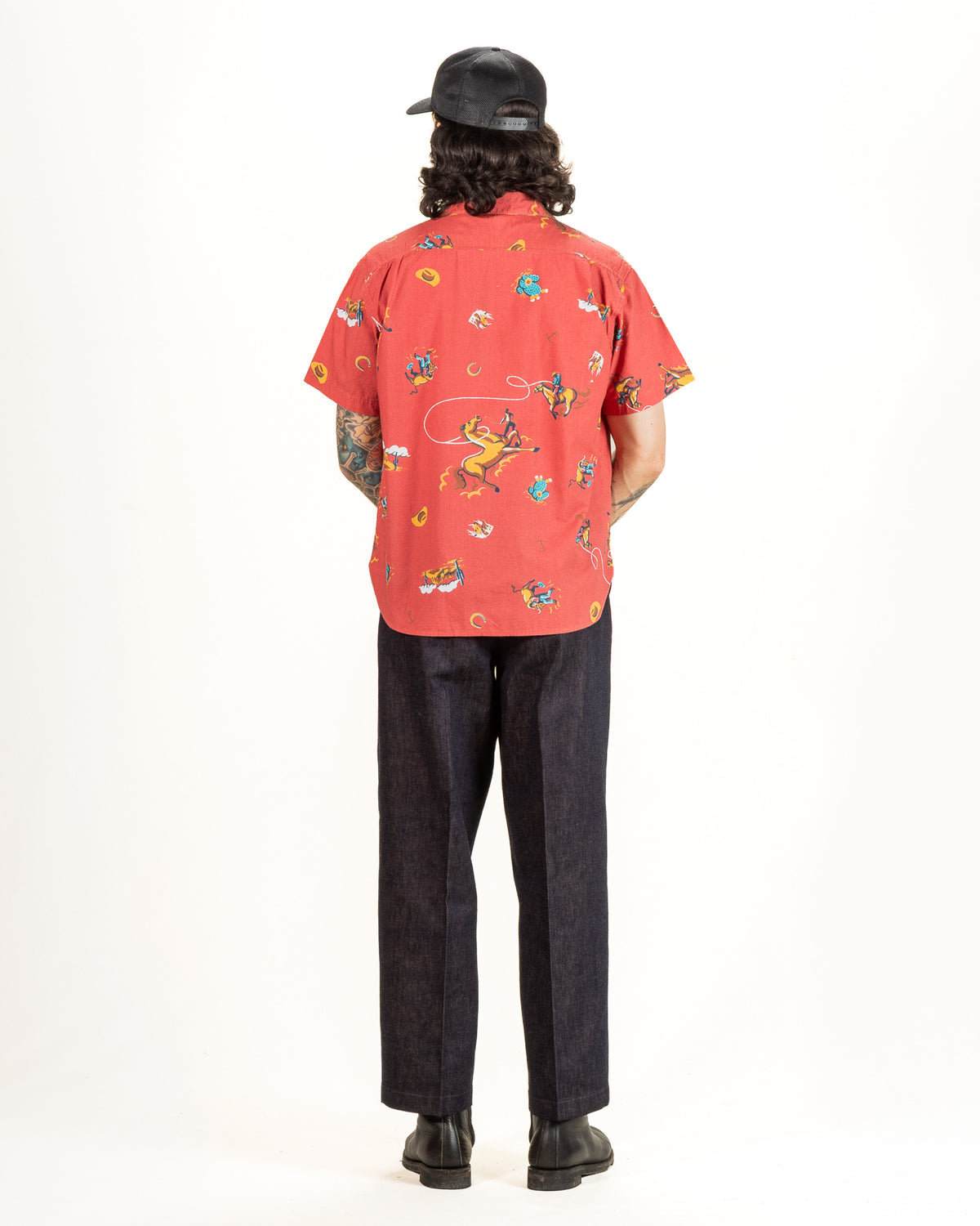 Freenote Hawaiian Shirt - Red Cowboy - Standard & Strange