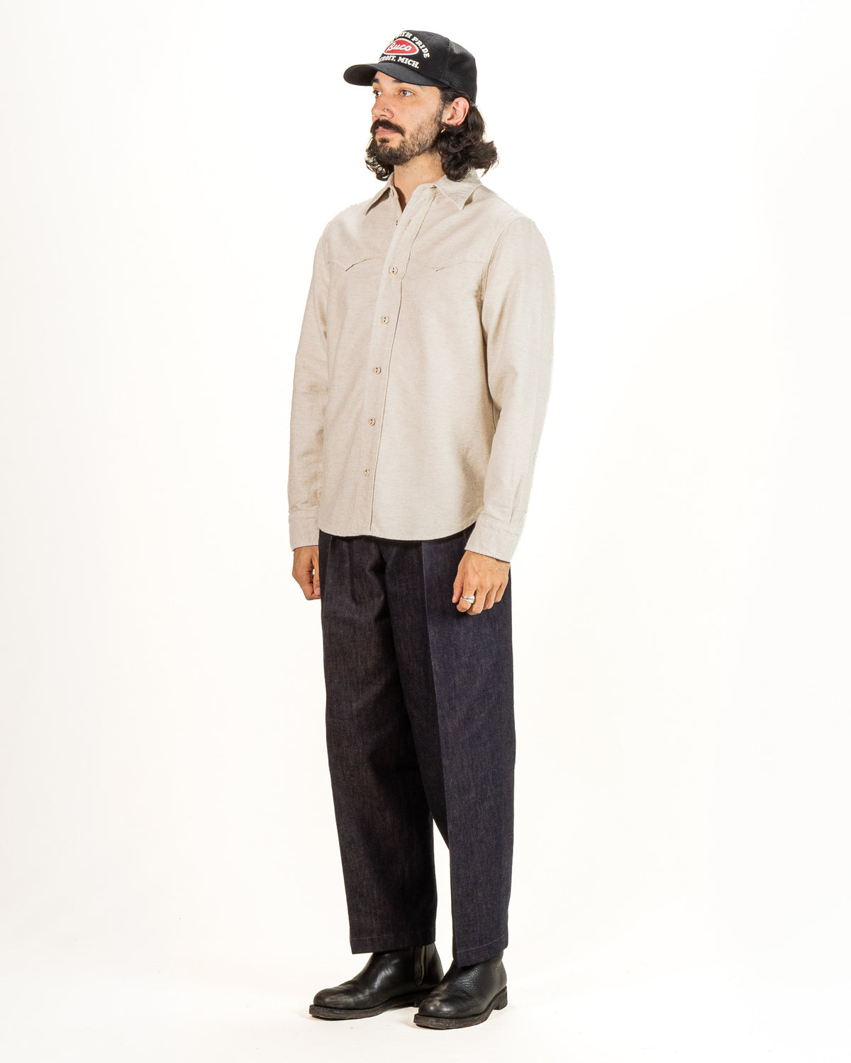 Freenote Huntsman Shirt - Natural Nep - Standard & Strange