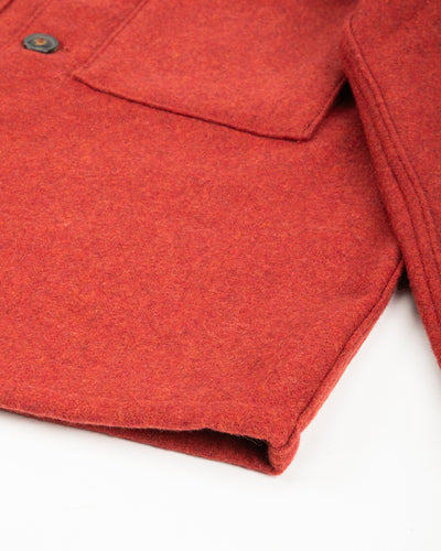 Freenote Midway Wool CPO Shirt - Red - Standard & Strange