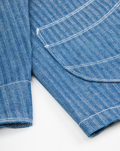 Freenote Modesto Jacket - Blue Herringbone - Standard & Strange
