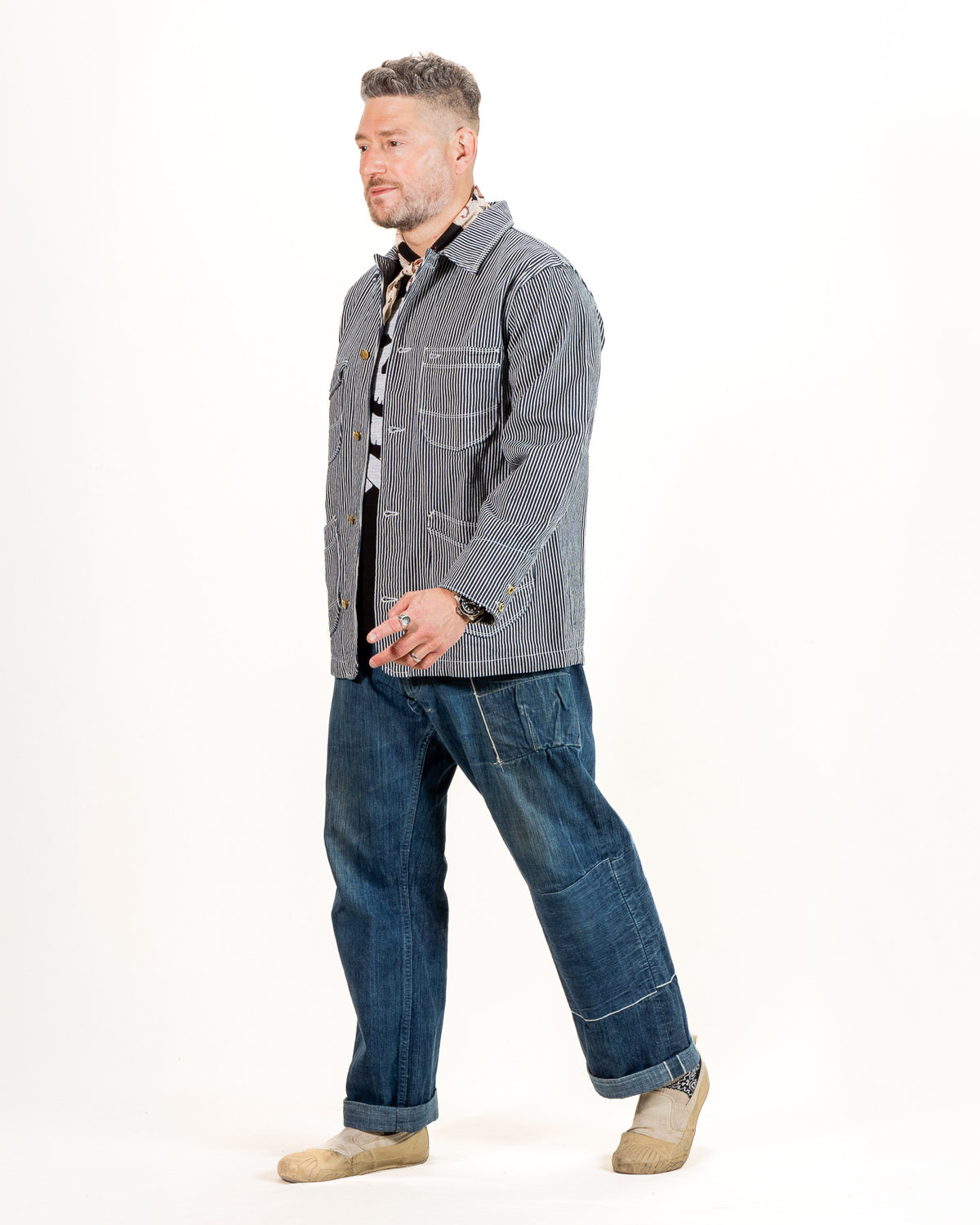 Modesto Jacket - Selvedge Hickory Stripe