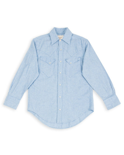 Freenote North Fork Shirt - Sky Blue Chambray - Standard & Strange