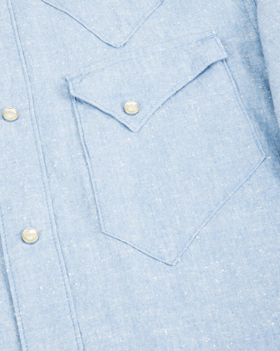 Freenote North Fork Shirt - Sky Blue Chambray - Standard & Strange