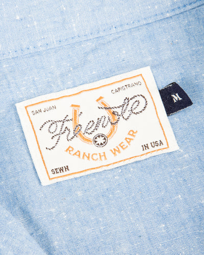 Freenote North Fork Shirt - Sky Blue Chambray - Standard & Strange